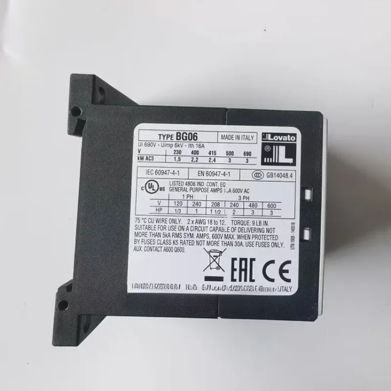 BG0910A 230V LOVATO قواطع BG06/BG12/BF09/BF12/BF18 رياد #6