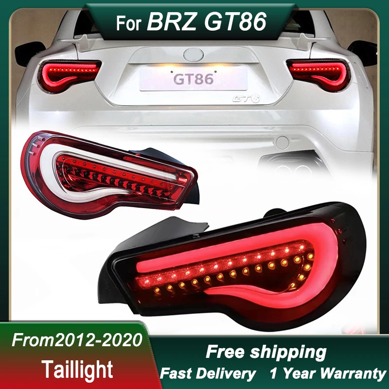 Car Taillights For TOYOTA GT86S UBARU BRZ86 2012-2020 LED DRL Daytime Running Dynamic Turn Signal Brake Reverse LED Tail Lights