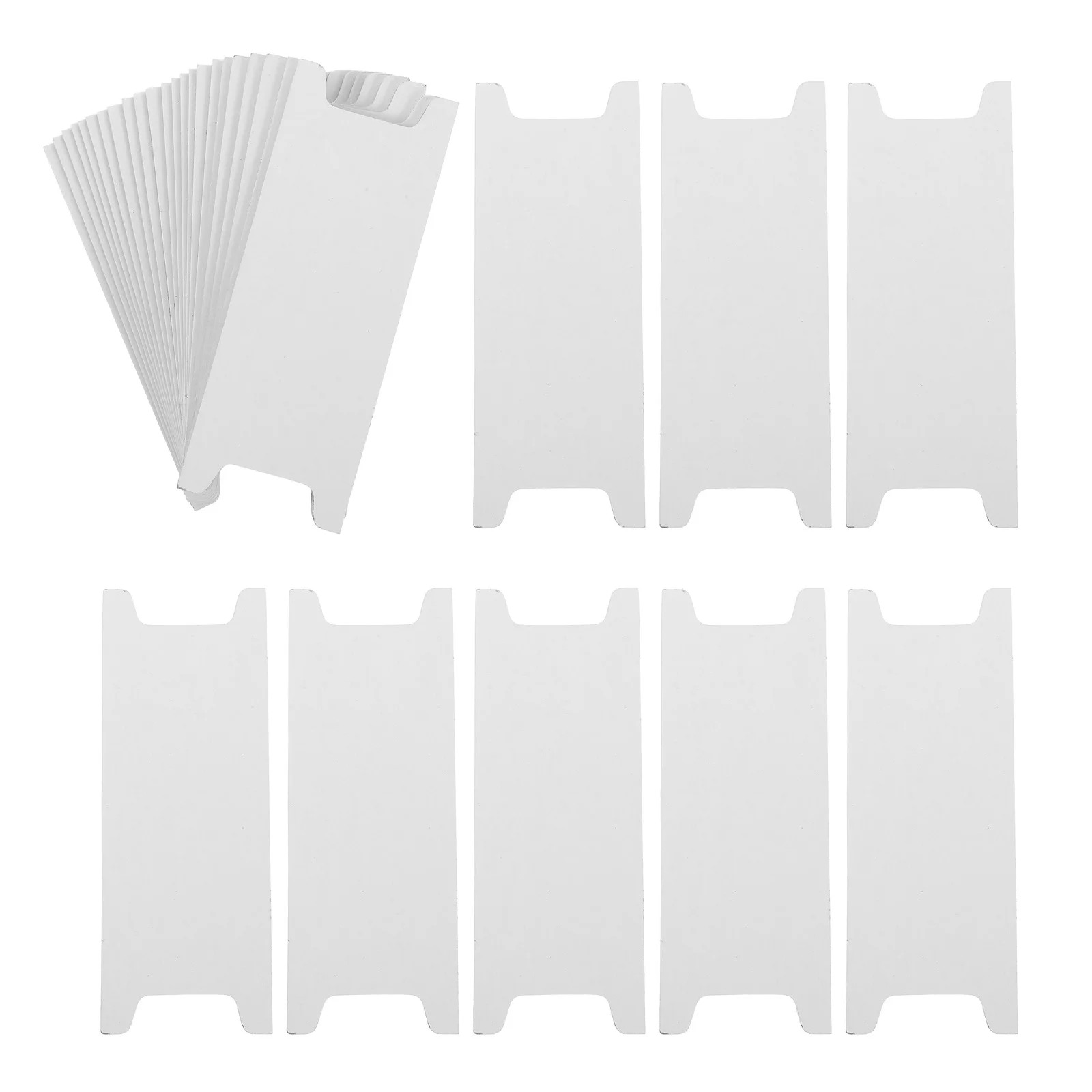 

100Pcs Embroidery Thread Storage Organizer Cards Paper Winding Boards for Sewing Ribbon Spool String Winding Easy Management