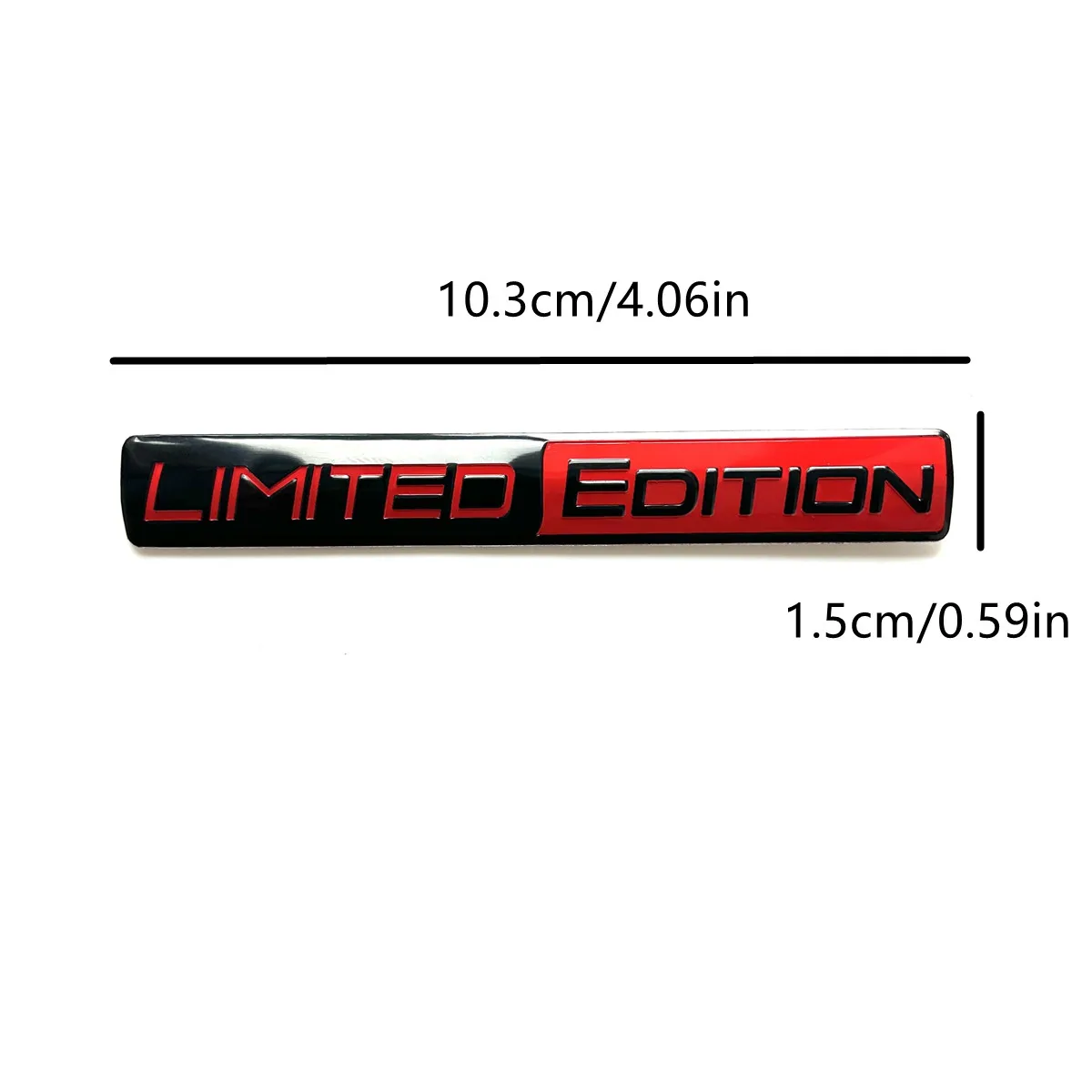 Limited Edition Emblem 3D Aluminum alloy Badges Decal Sticker Auto Racing Sport Emblem for Rear Trunk Side Fender Car Motorcycle