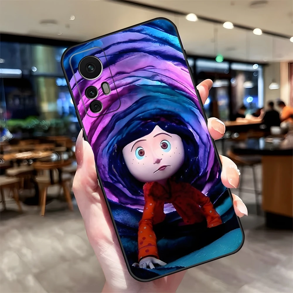 Custodia per telefono Anime C-Coraline Fundas per Xiaomi Redmi Note 13 10 12 Pro POCO F4 F5 X5 Pro 12 13 11T Lite Ultra Cover