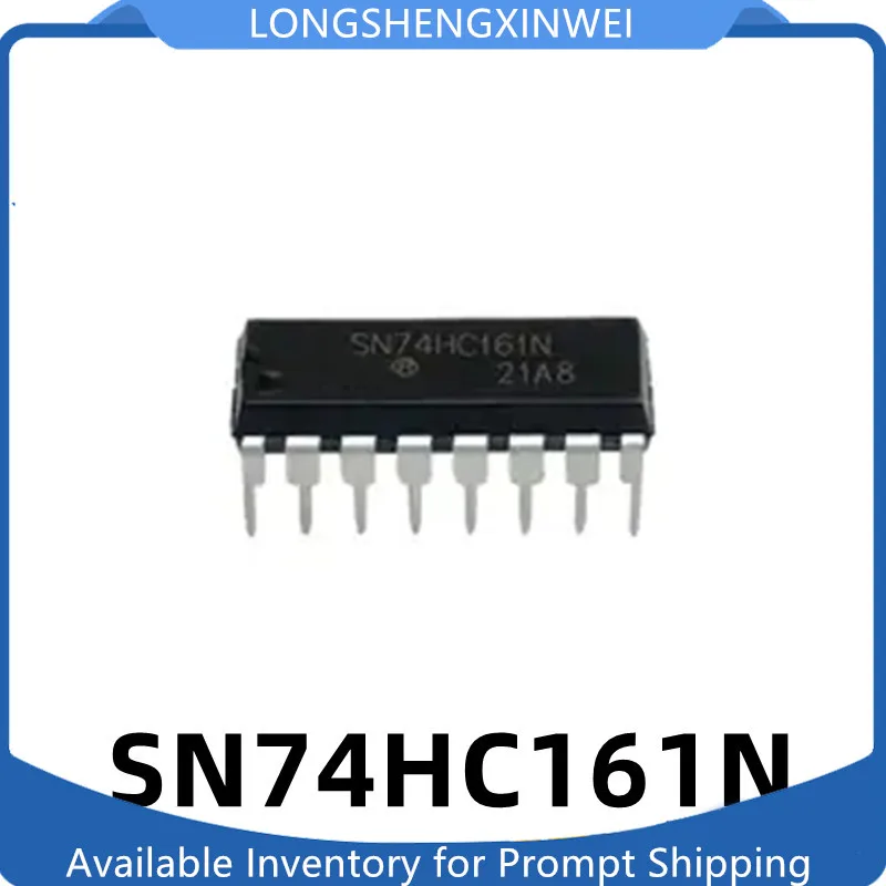 Chip paralelo em linha, entrada e saída serial, SN74HC157N 74HC161N 74HC163N 74HC595N SN74HC390N DIP16, 8 bits, 1Pc