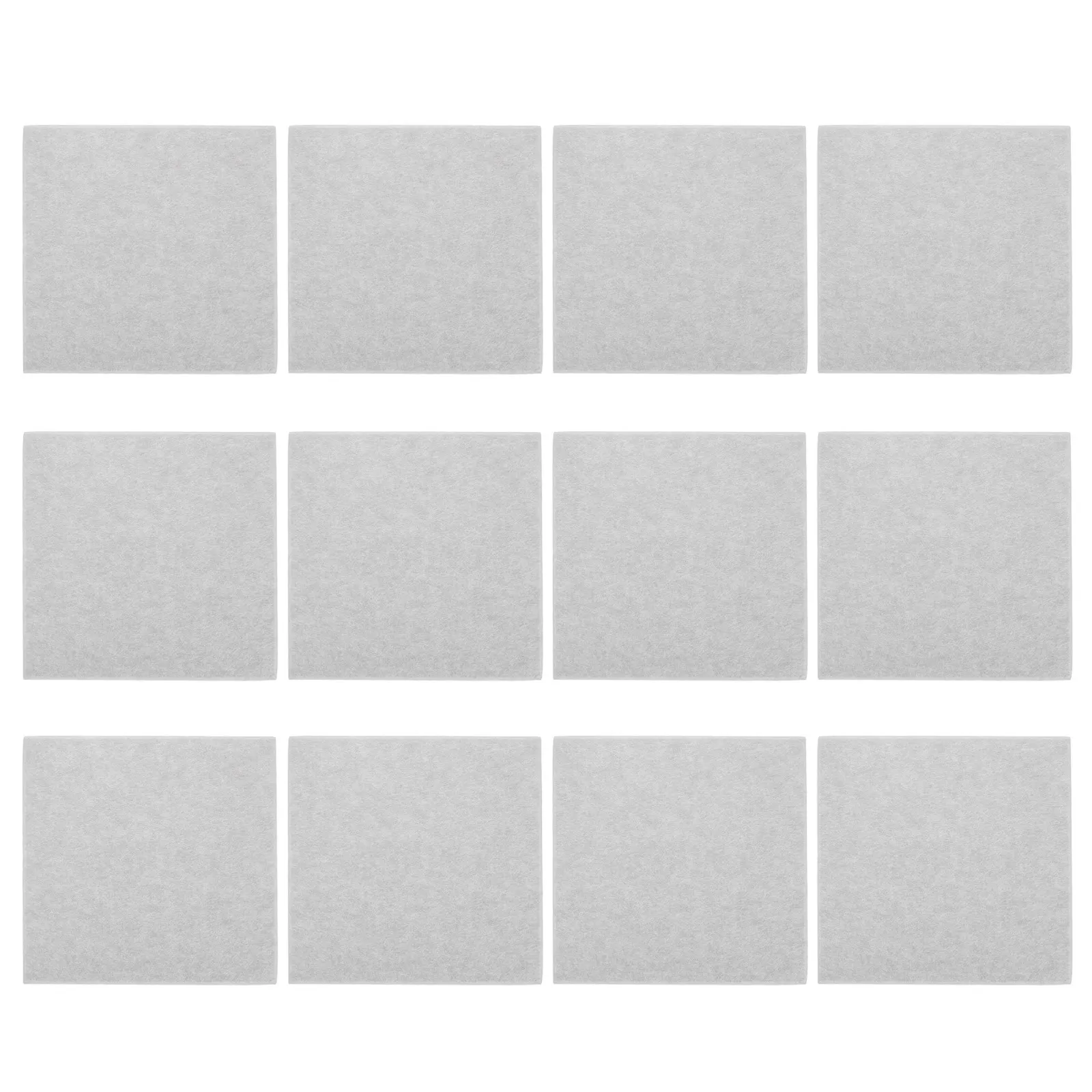 12Pcs Felt Wall Panels Self Adhesive Bulletin Board Large 8X11 8inch Cork Tiles Home Office Classroom Notice