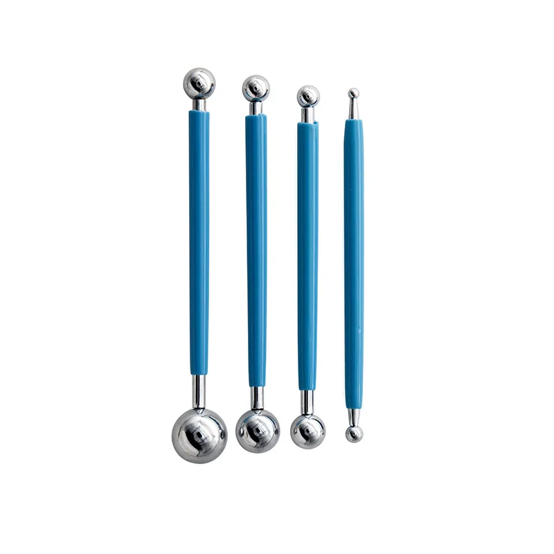 Ensemble d'outils de spoage à double extrémité, outils de cuisson 1918, outil de sculpture, boule de spoage, lisse, fondant, anonyme