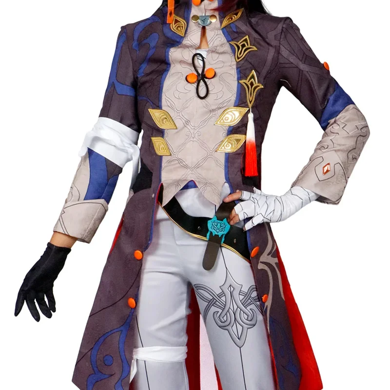 Anime Game Honkai Star Rail Blade Cosplay Costume Wig Set Uniform Suit Handsome Men Uniform Halloween Party Outfit