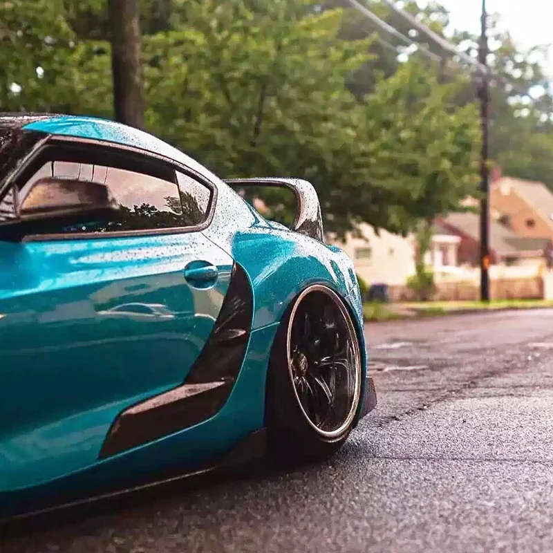 لوحة باب السيارة من ألياف الكربون، شريط زخرفي، لوحة باب الحاجز، مجموعة أدوات ترقية الديكور #4