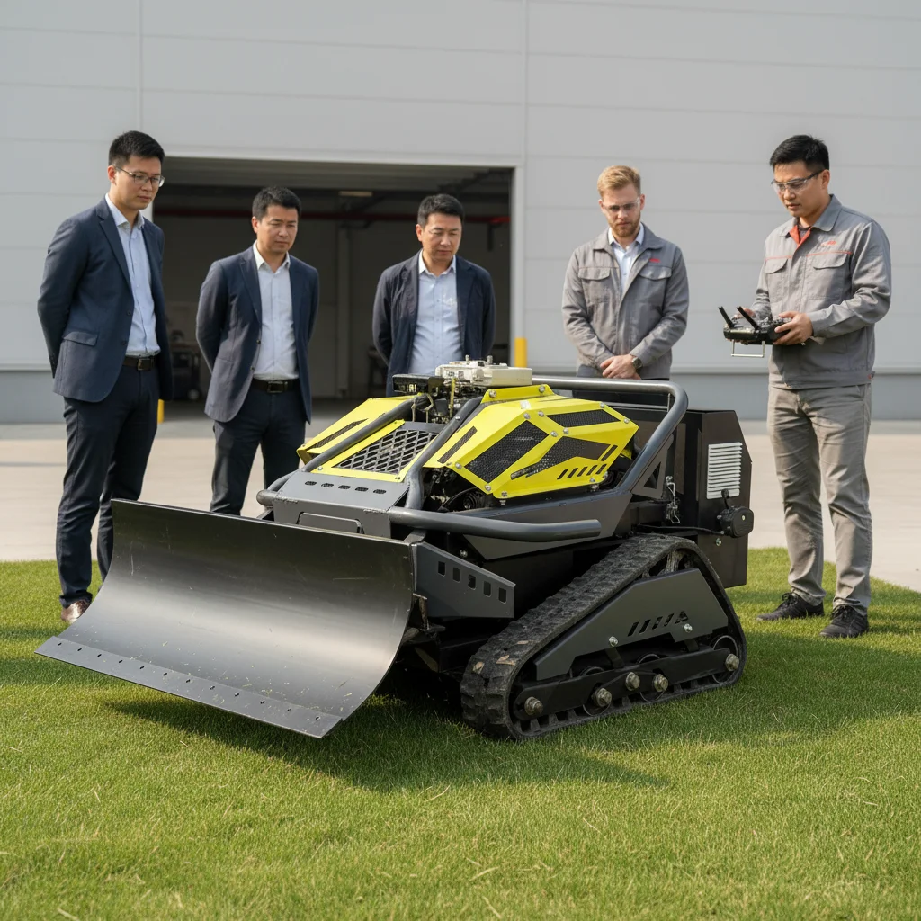 

Heavy-Duty 200cc Cordless Remote Control Lawn Mower 60L Large Capacity Long Battery Life Adjustable Cutting Height