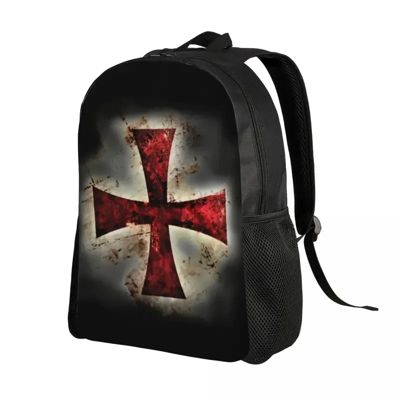 Knights Templars Cross Medieval Travel Backpack Men Women School Computer Bookbag College Student Daypack Bags