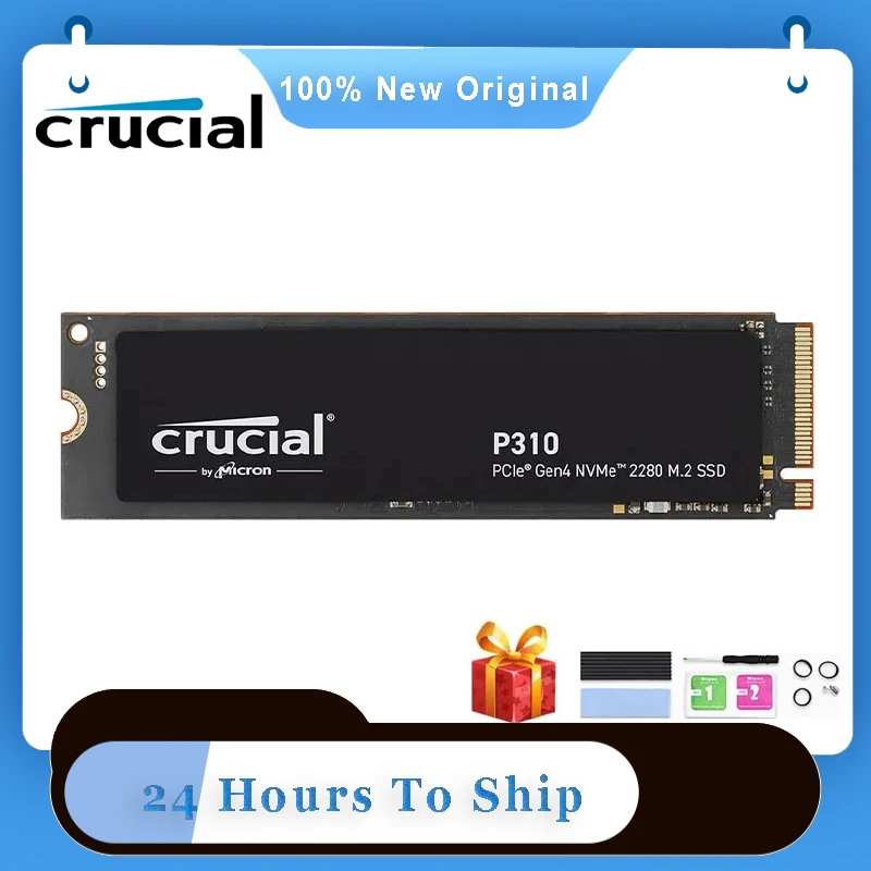 

Crucial P310 1TB 2280 PCIe Gen4 3D NAND NVMe M.2 SSD – Up to 7,100 MB/s –Internal Solid State Drive (PC)