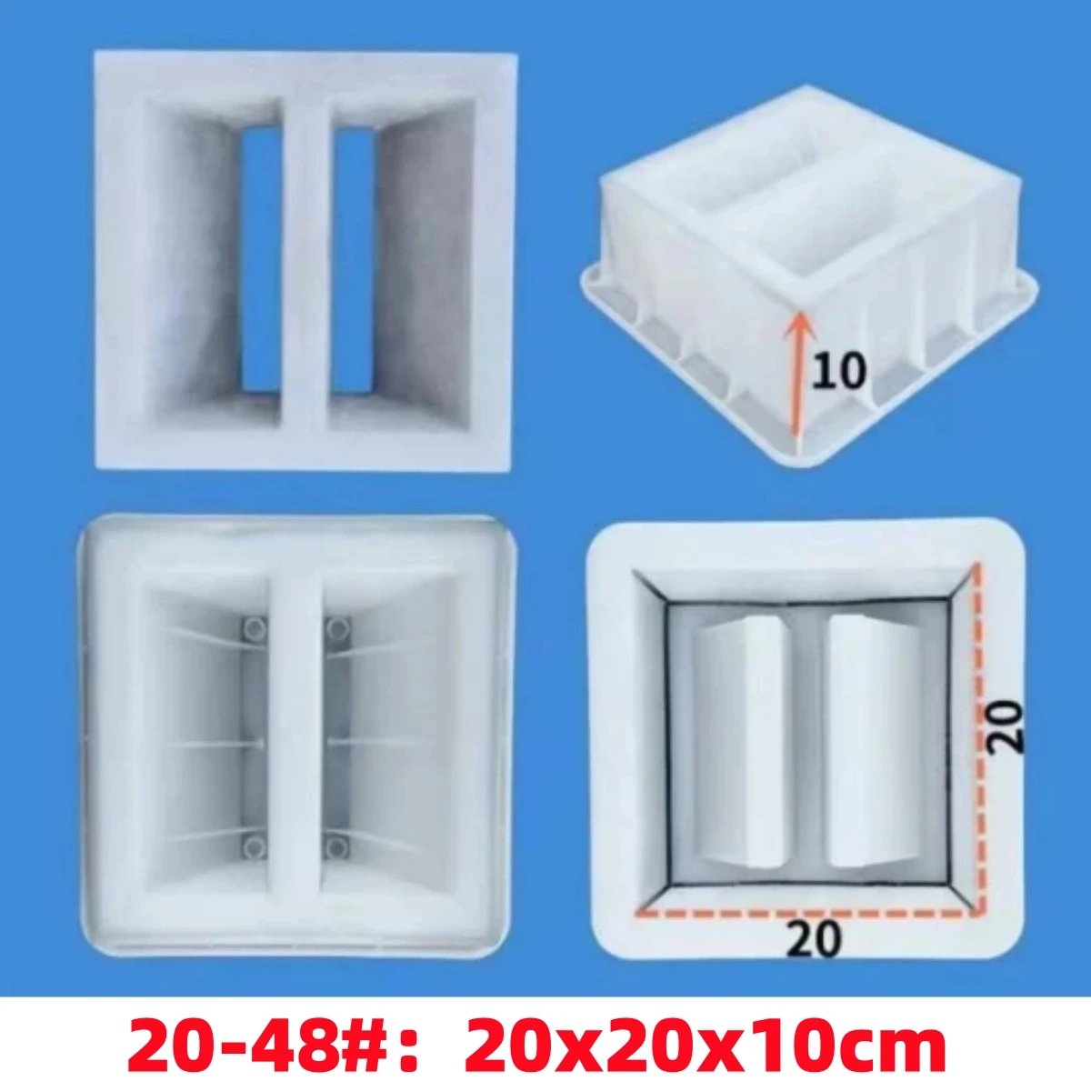 Cement Antique Hollow Brick Molds