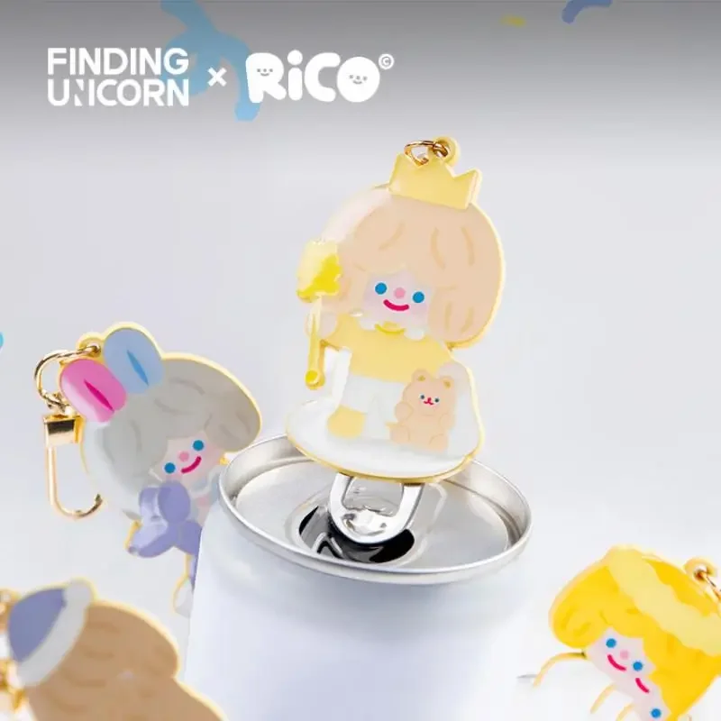 Finding Unicorn RiCO Happy Home Party Series The Corkscrew Badge Blind Box Toys Guess Bag Mystery Box Mistery Caixa Action Figur