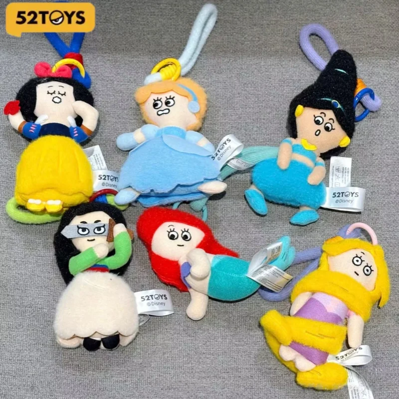 52toys Disney Genuine Plush Keychain Blind Box Princess On The Run