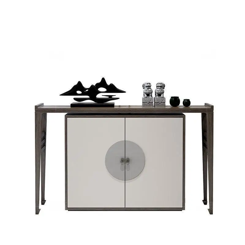 entrance table solid wood entrance cabinet, modern simple furniture foyer decorative cabinet for table Zen view table shoes