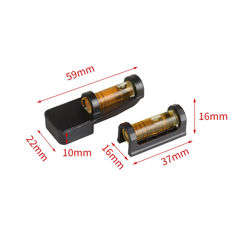 Special Level with Magnetic laser aiming Instrument 2PCs Magnetic Level Magnetic Gunsmith Level