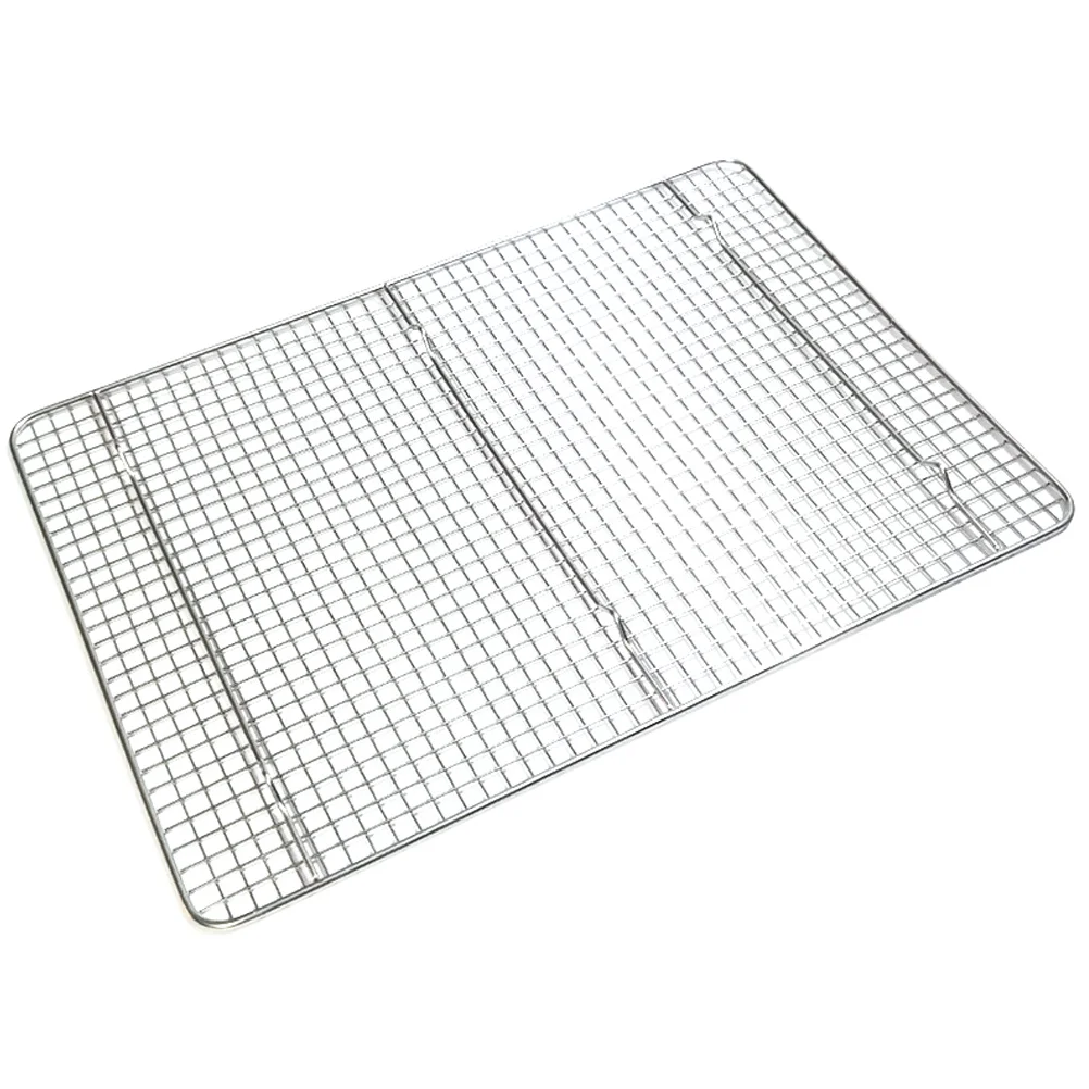 Bbq Rack Stand Oven Tray Stainless Steel Mesh Thickened Wire Multi-function Cooling