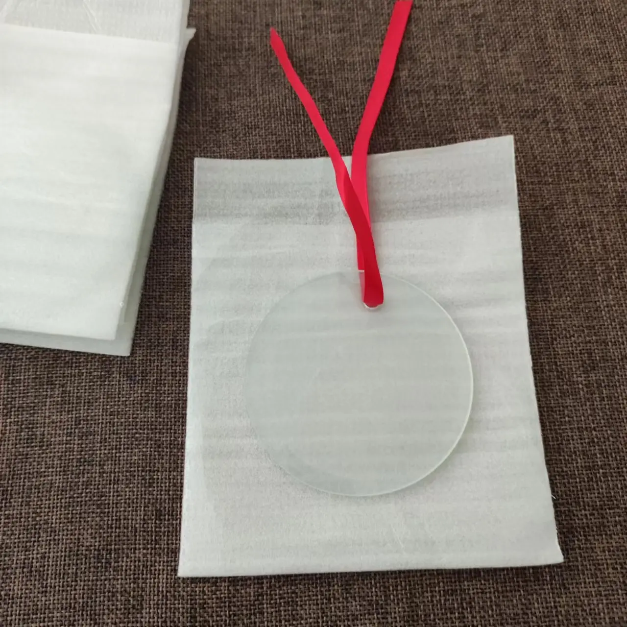 

25 шт./лот, сублимационная пустая круглая рождественская украшение, стеклянная подвеска для сублимационной печати, сделай сам