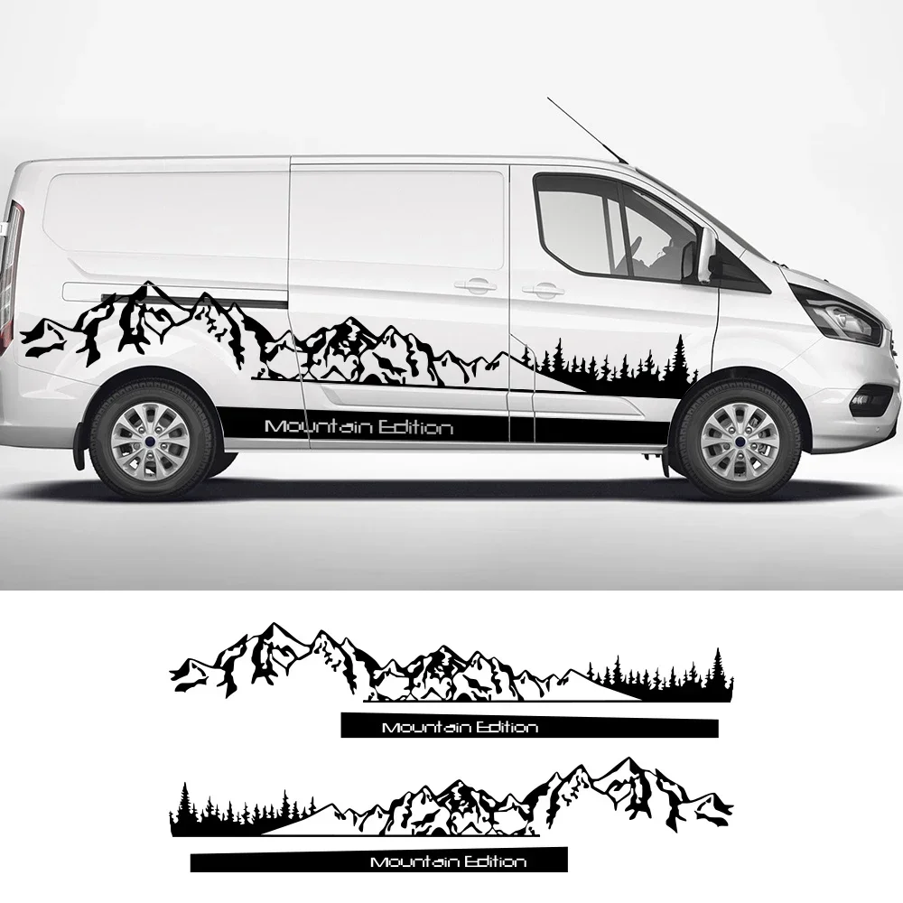 

Автомобильные наклейки для Ford Transit Tourneo на заказ Mk6 MK7 MK8, аксессуары для тюнинга, декор двери Кампера, фургона, виниловые наклейки с графикой