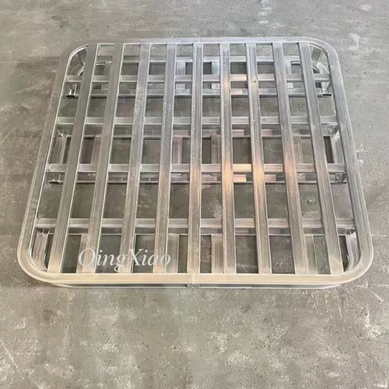 Double Side Galvanized Heavy Duty Warehouse Metal Moisture Proof Logistics Storage Rack Industrial Base Plate view 4