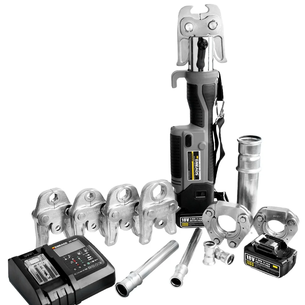 

EMEADS GE-1550 Pz-3240 Hydraulic Battery Powered Crimping Tool Professional Compression Pressing Tool Pipe Press