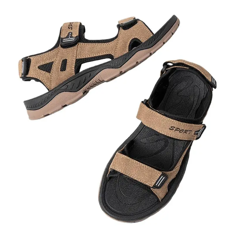 

Men sandals Summer slippers Men' Sandals Breathable Outdoor Men's Casual Sandalies Shoes Fashion Beach Slippers Size 40-46