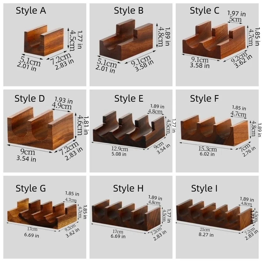 Cuisine Stand U-shaped Walnut Sushi Rack Thickened Smooth Texture Urchin Holder Japanese Style Sushi Boat Sushi Stand Home Use