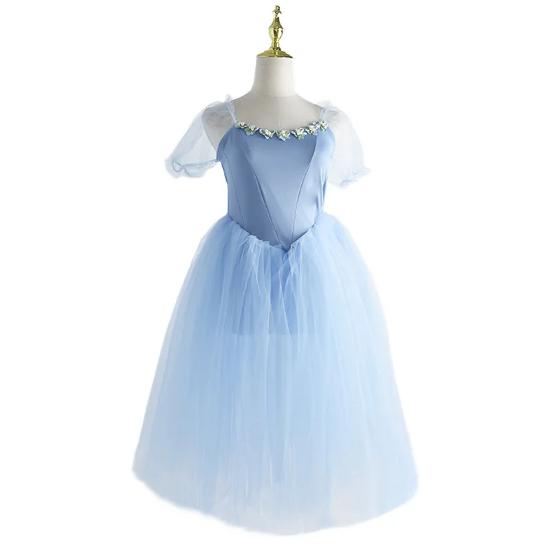 Robe Tutu de Ballet rouge pour filles justaucorps de gymnastique longues robes de Ballet blanches Costume de danse de princesse ballerine robe d'anniversaire