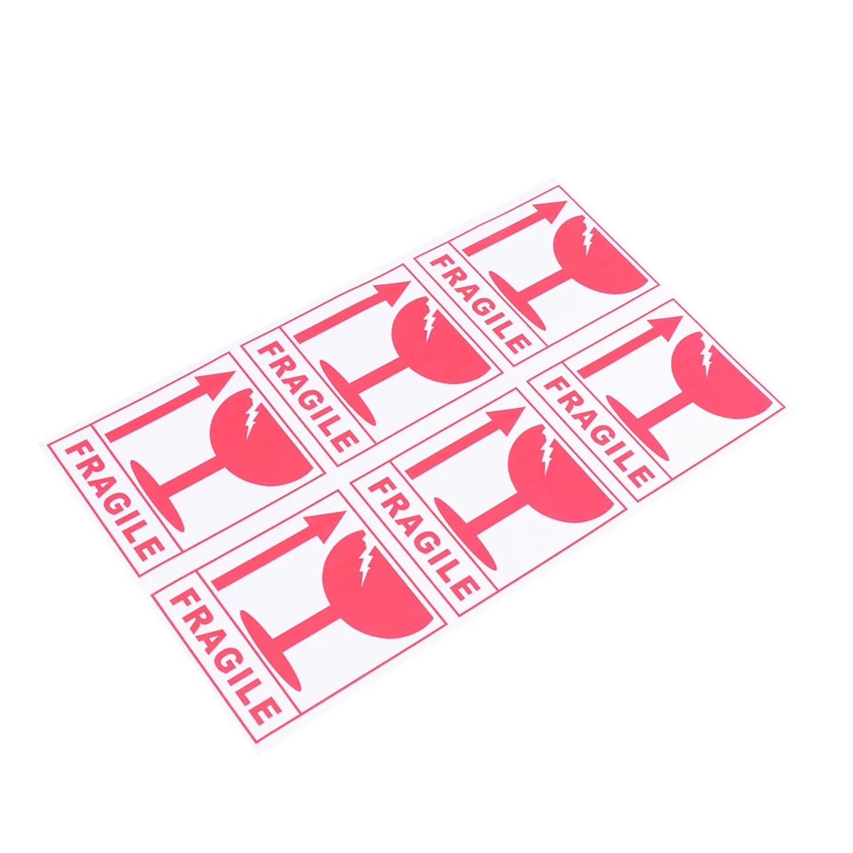 

270 Pcs Fragile Warning Stickers Adhesive Signs for Safe Transportation Material Folder Label