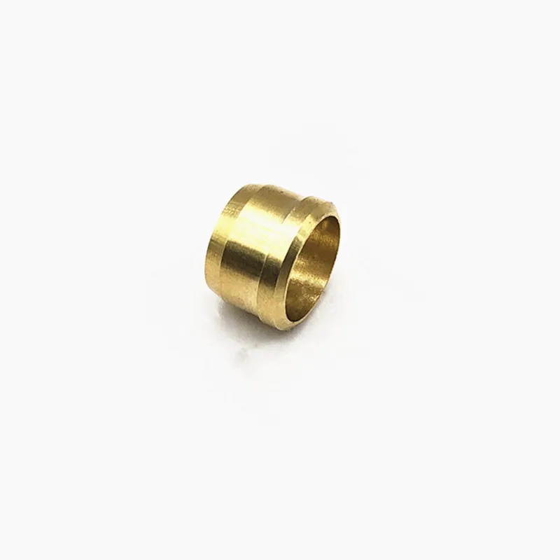 Manguito de compresión de latón, accesorios de junta de tubo de férula, 6mm, 8mm, 10mm, 12mm, 14mm, 16mm, 5 unidades