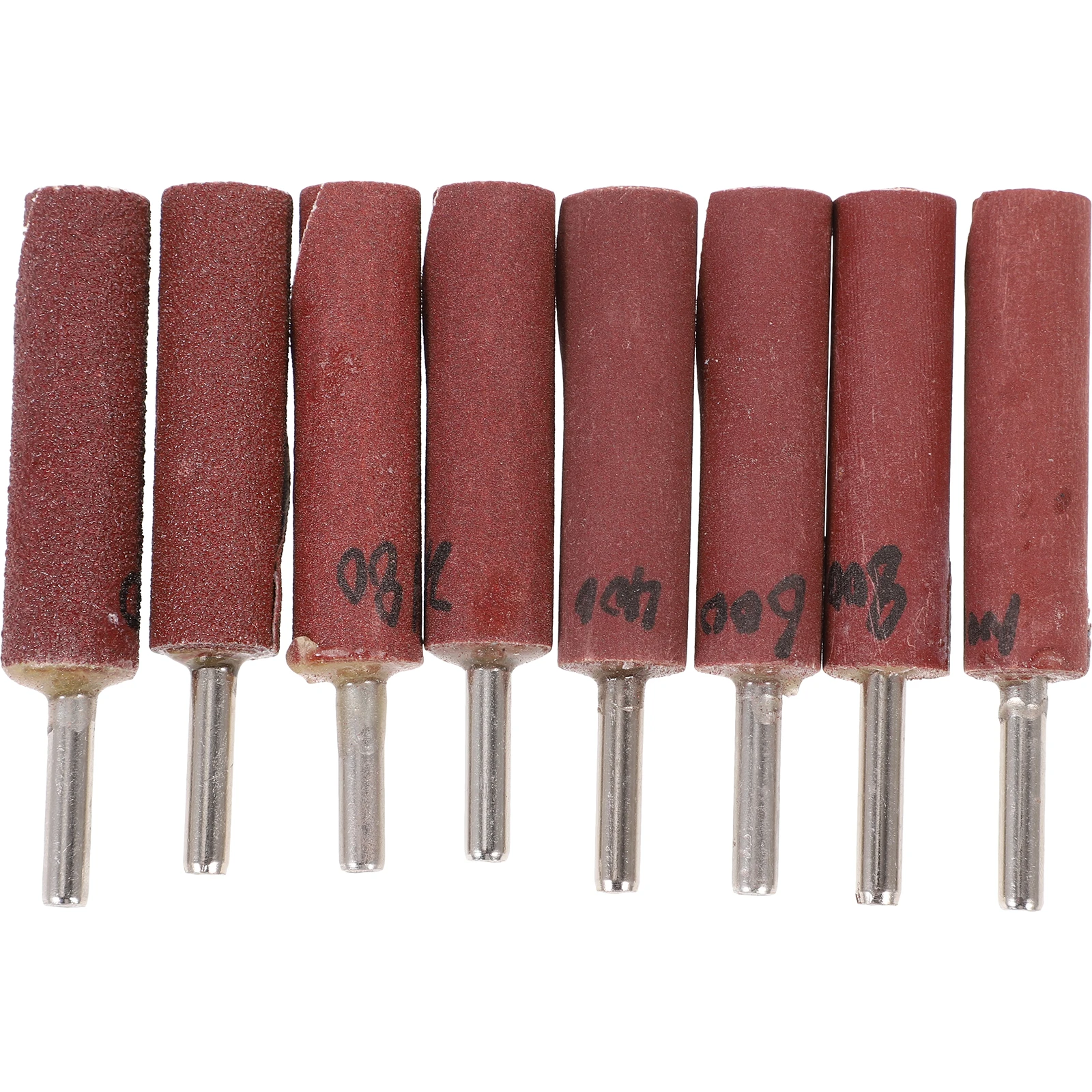 

8pcs 6mm Shank Flap Wheel Set 80-1000 Grit Cylinder Head Porting Kit Rotary Tool Die Grinder Sanding Drum Accessories