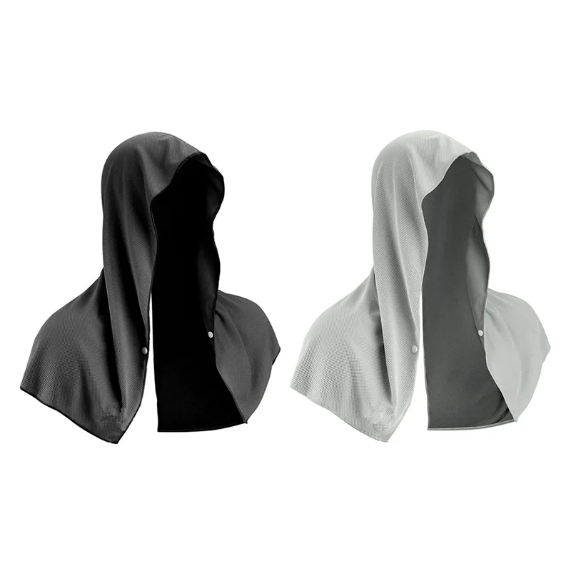 

Cooling Towels 2 Pack For Neck And Face Hoodie Towels Camping For Gym, Yoga Sports Outdoor Activities