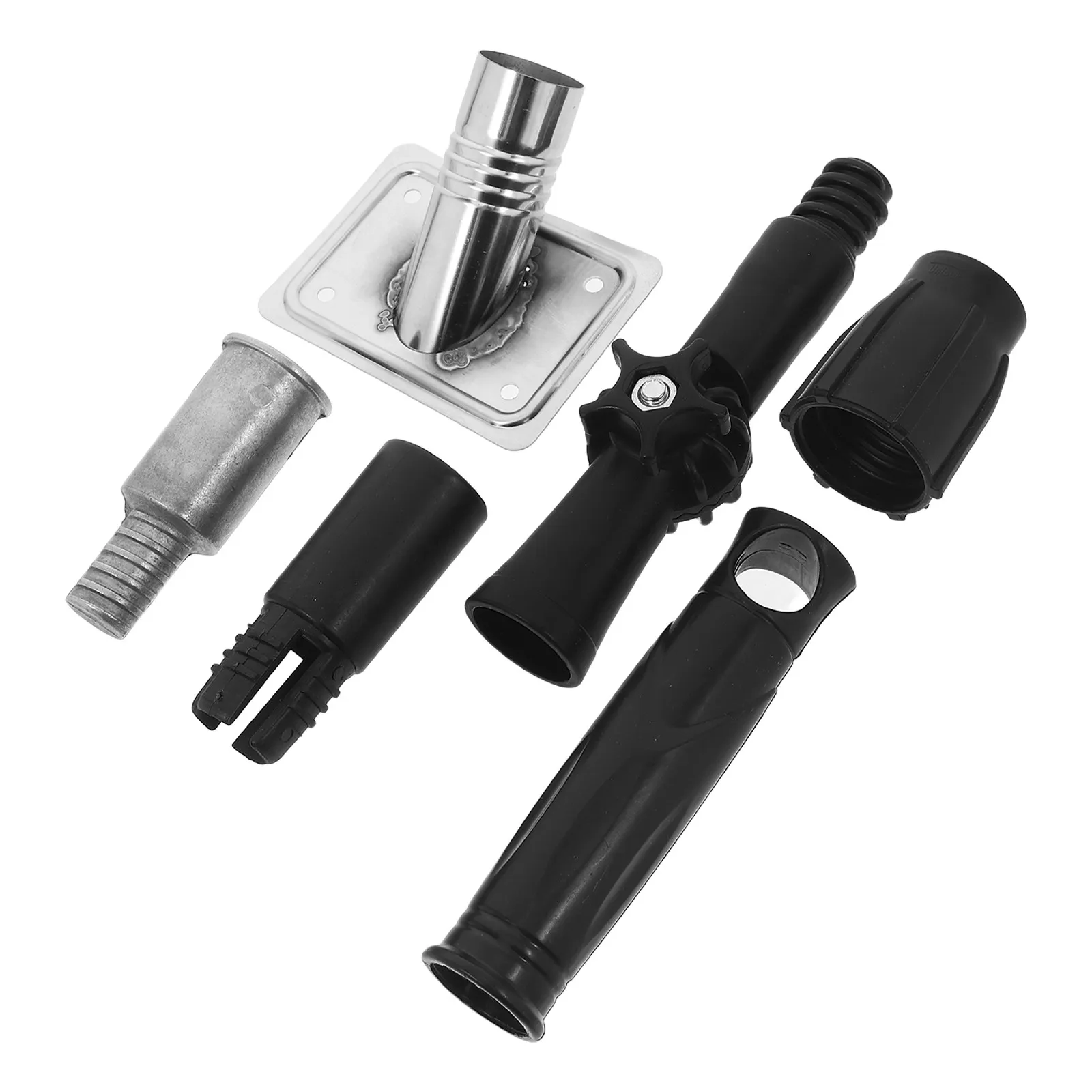 

Набор из 5 удобных в использовании деталей для изготовления швабр, совместимых с телескопическими штангами 1 дюйм, адаптер для ручки метлы, удлинитель для кисти, для чистки водостоков