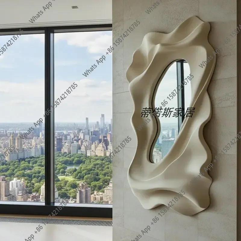 X Creative Nordic Irregular Fitting Mirror Wall Hanging Creative Fashion Special-shaped Home Decoration Mirror Advanced Sense