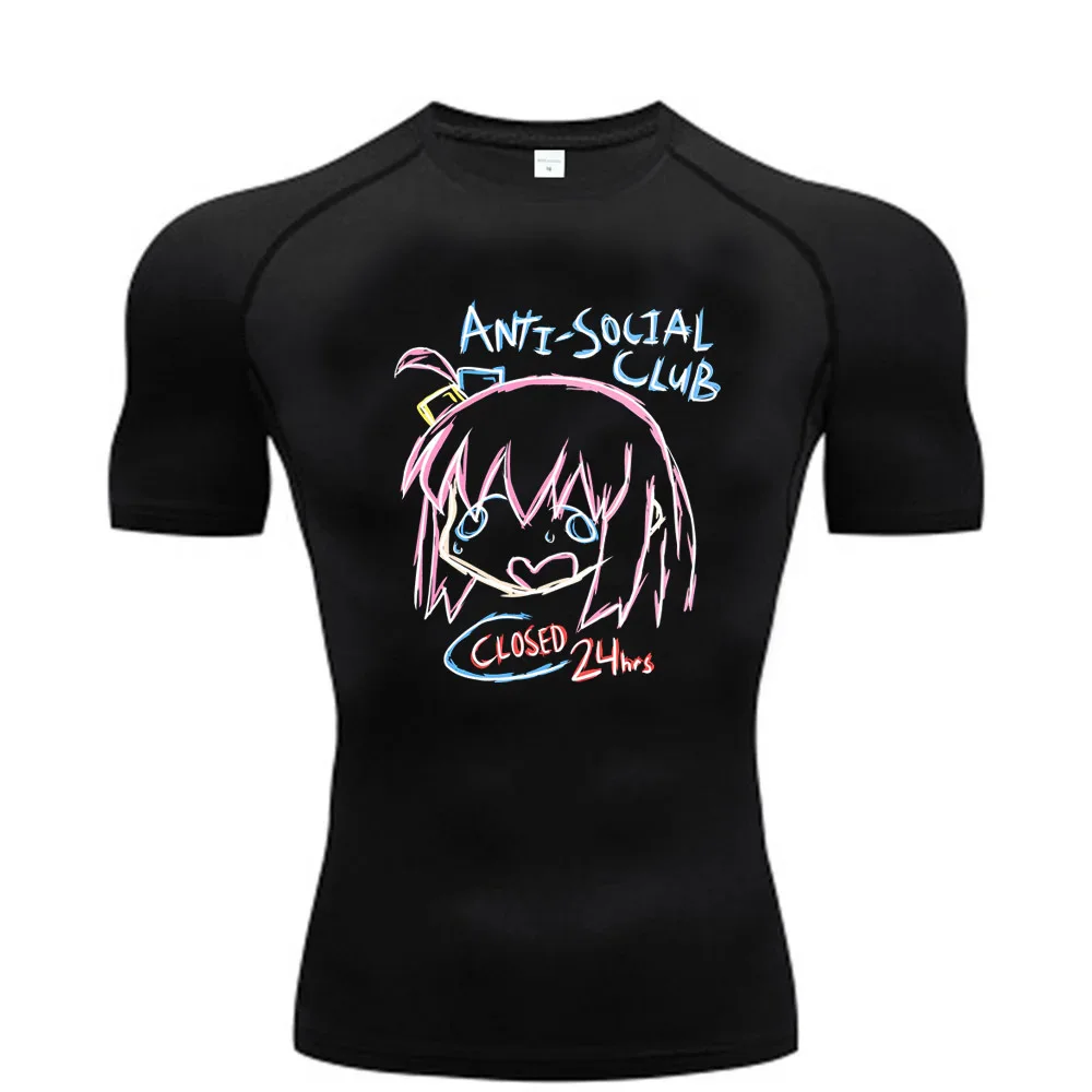 Bocchi the Rock tshirt Sportshirts Athletic party y2k Psychedelic harajuku Psychedelic goth gothic manga 2000s