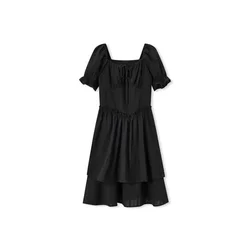 Falda de cola de pez de moda negra