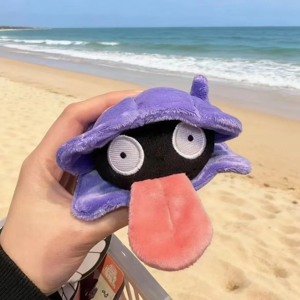 Cute Shellder Plush Toy Soft Short Fluff Pocket Monster Small Gift For Game Fans Table Home Decor Companion Gifts For Fans