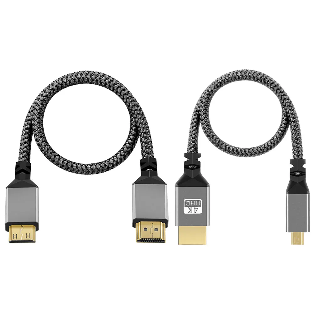 Адаптер для видеокабеля 0,3/1/1, 5/2/3 м Папа-папа 1080P HD HDMI-совместимый адаптер удлинитель видеошнур V1.4 конвертер для HDTV