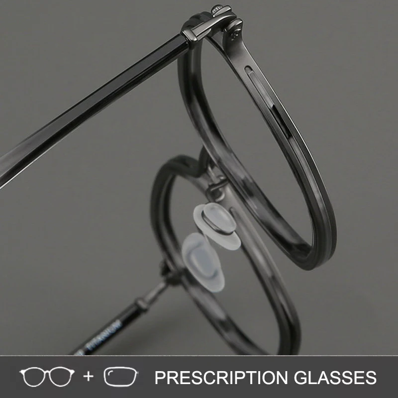Vintage Square Presbyopia Eyeglasses Frame Men Large Face Prescription Glasses Frame Optical Myopia Spectacles Custom Diopter