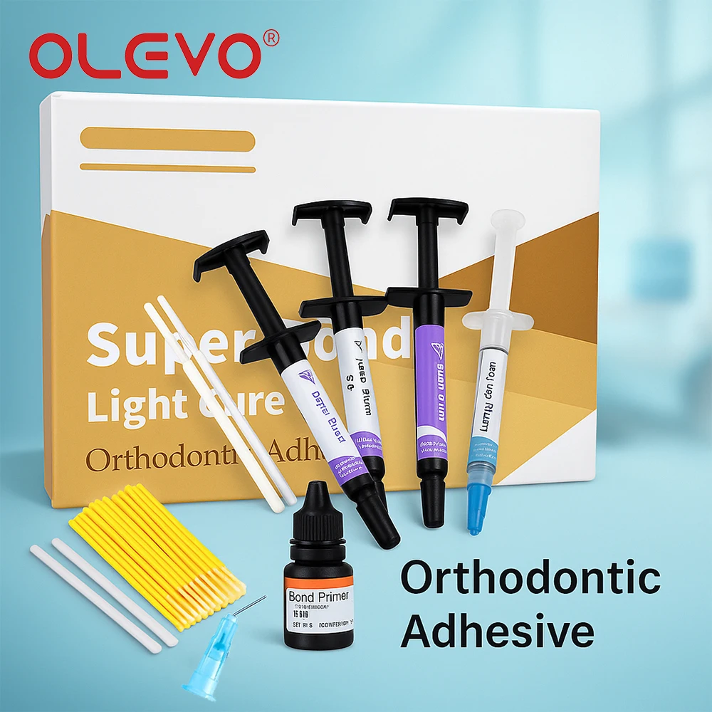 

1 Set Orthodontic Light Cure Adhesive Dental Direct Bonding Glue Kit for Teeth Brackets Braces Dentistry Materials Tools