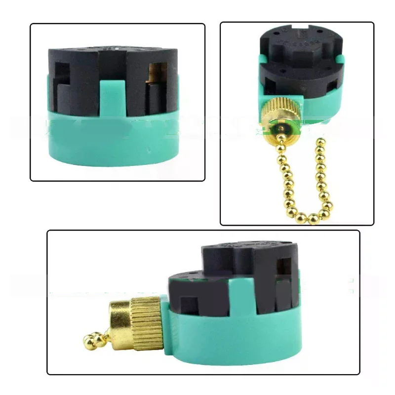 Ceiling Fan Switch 3 Speed 4 Wire ZE-268S6 Fan Pull Chain Speed Control Switch
