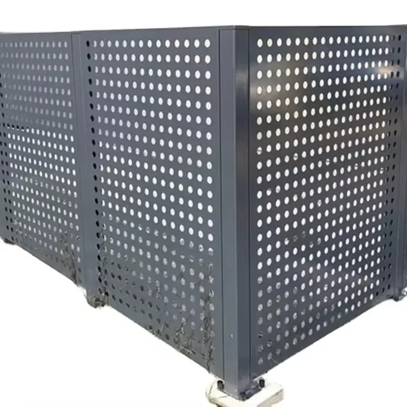 Modular Aluminum Alloy Power Coated Eco-Friendly 8ft No-Dig Garden Horizontal Fence Panels Kit