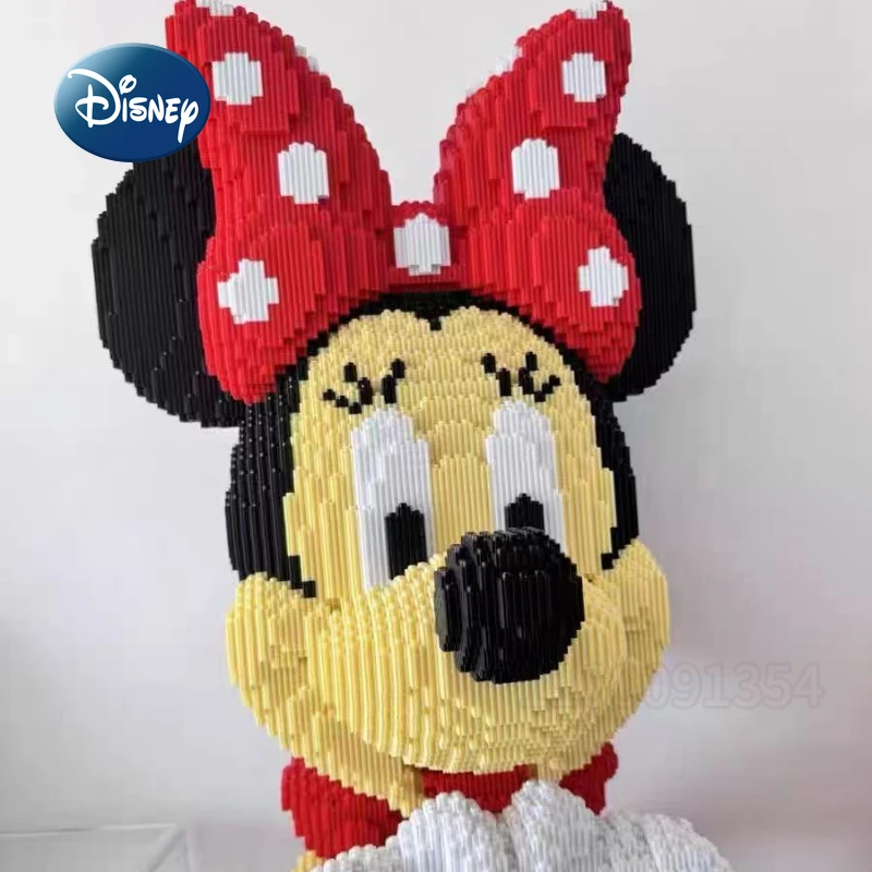 디즈니 미키와 미니 새로운 어린이 빌딩 블록 장난감 마이크로 입자 빌딩 블록 퍼즐 접합 빌딩 블록 장난감