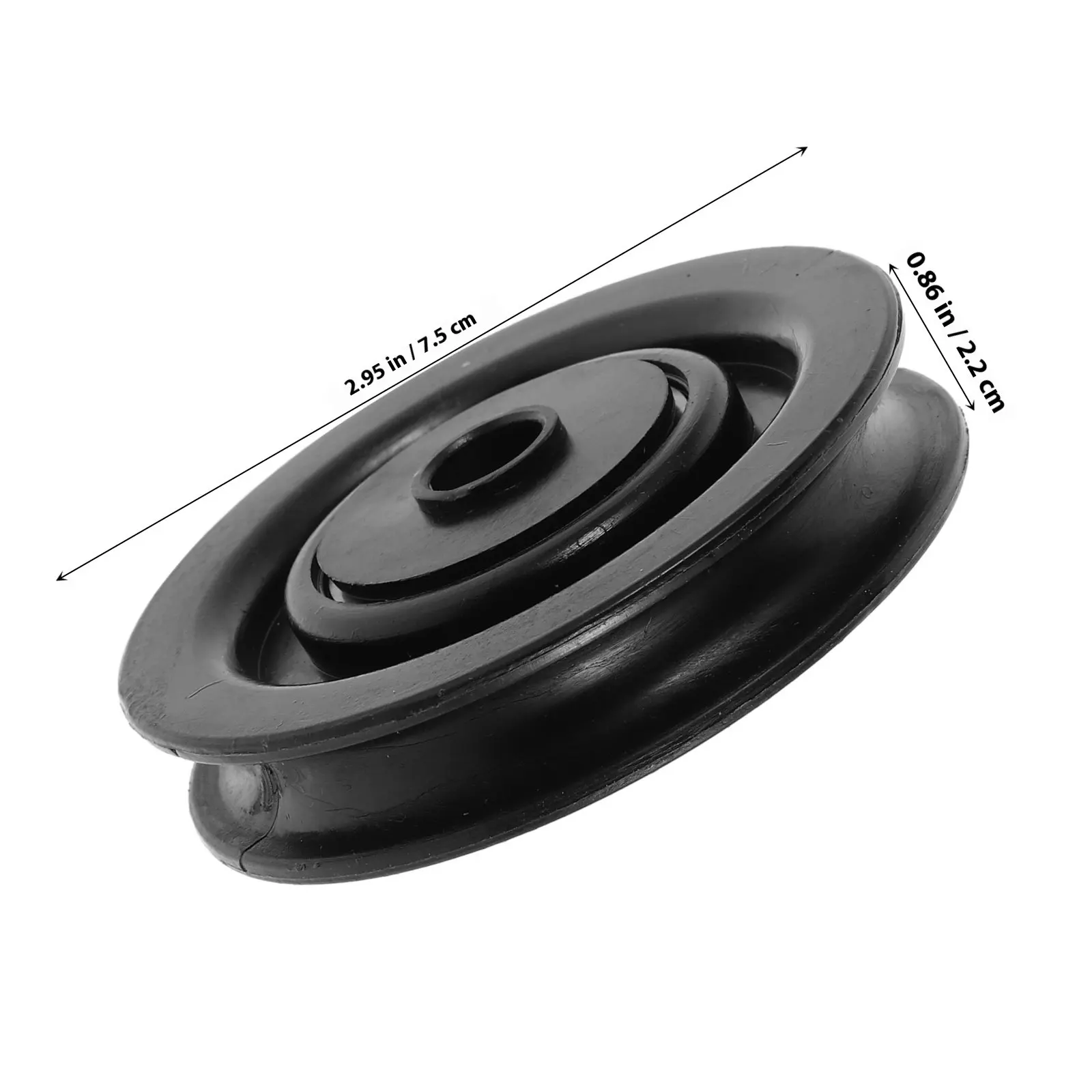 Nylon Pulley Wheel with Strong Core for Smooth Operation Wear Resistant Fitness Pulley Replacement for Cable Machines Home Gym