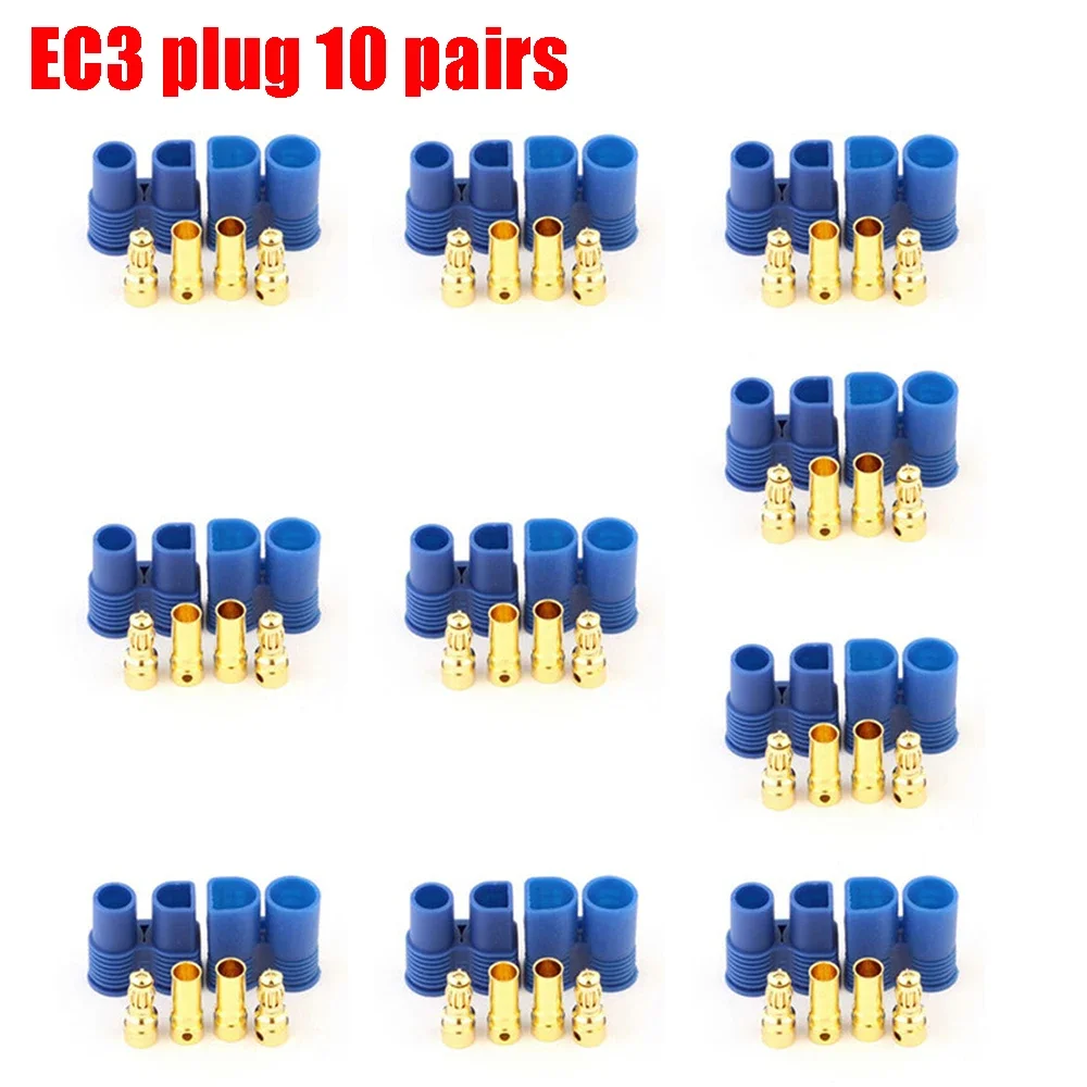 10 Pairs XT30 XT30U MR30 XT60 XT60H XT60U MR60 XT90 XT90H XT90-S EC2 EC3 EC5 T plug battery connector set RC parts