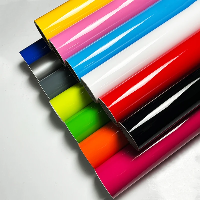 

Премиальная глянцевая самоклеящаяся пленка ПВХ различных цветов для оклейки автомобилей, мотоциклов, мебели, DIY-наклейки с функцией отвода воздуха