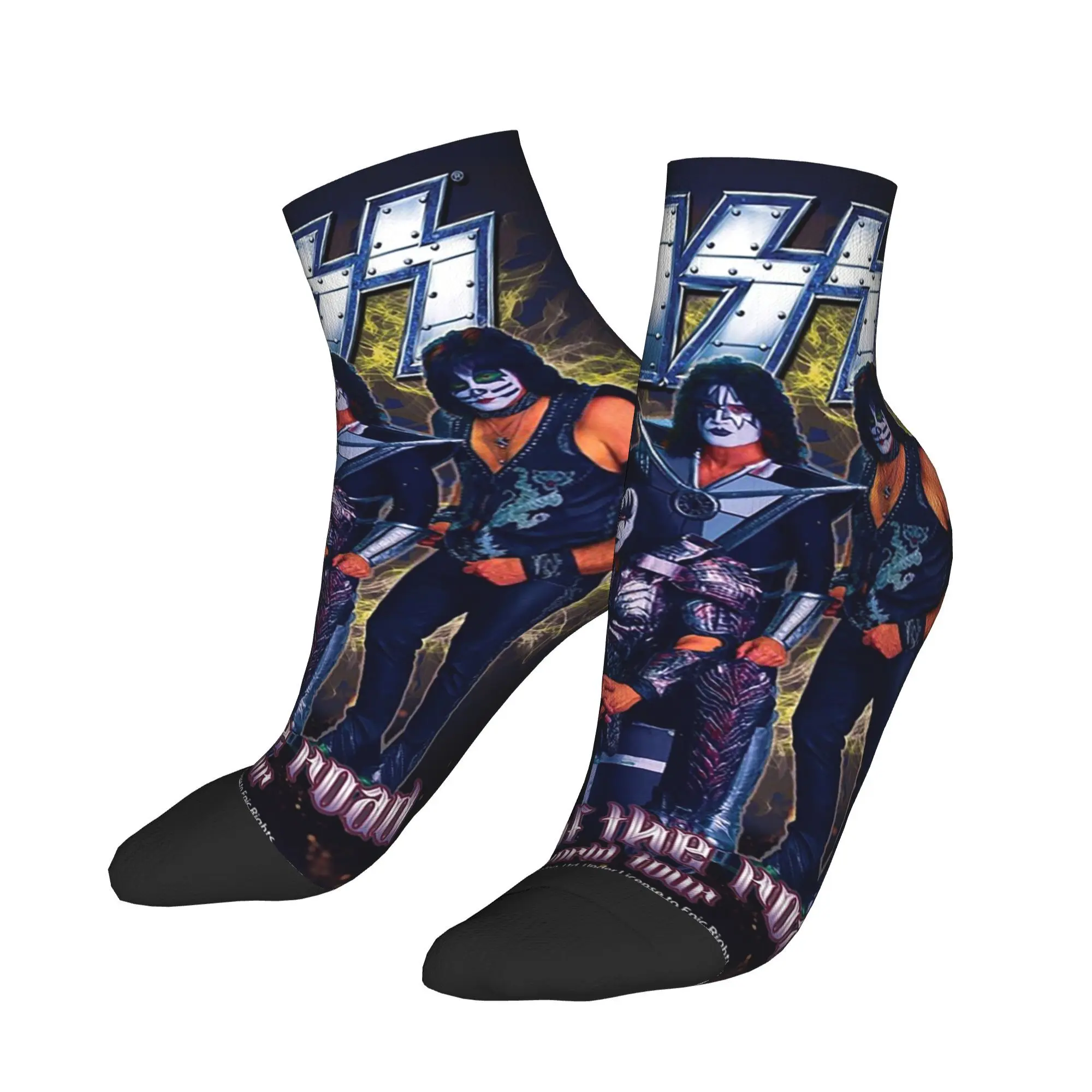 

Носки Kiss Rock Band Retor в стиле Харадзюку, супер мягкие чулки, всесезонные носки, аксессуары для мужчин и женщин, рождественские подарки