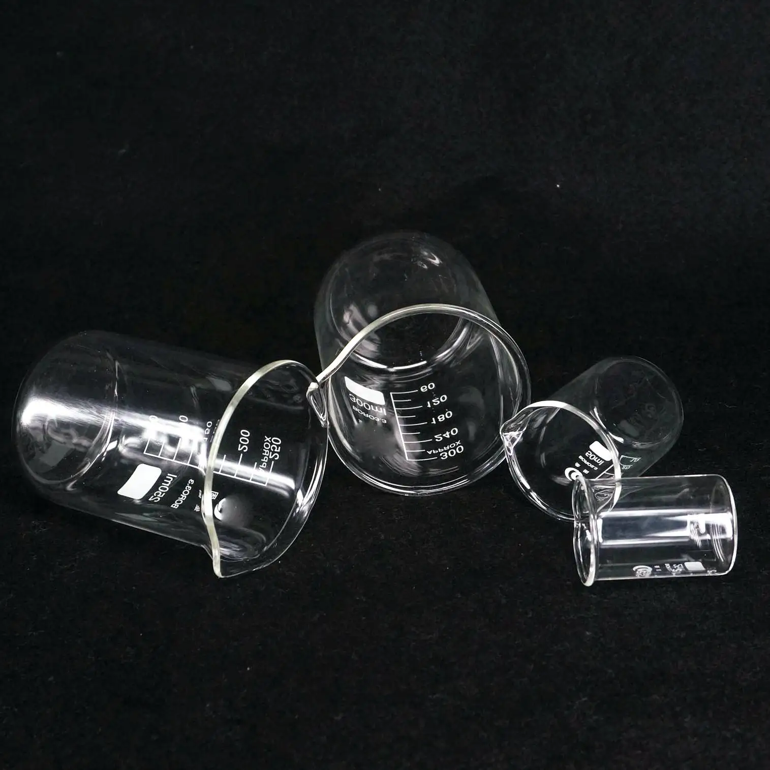 100ml Low Form Beaker Chemistry Laboratory Borosilicate Glass Transparent Beaker Thickened with spout