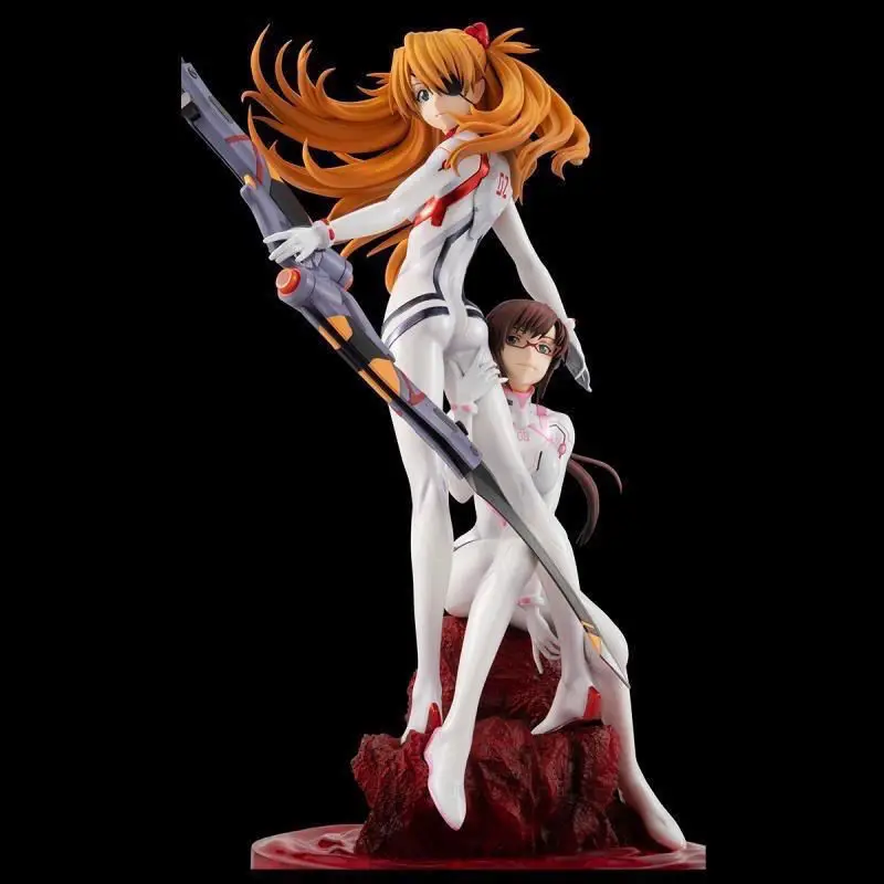 23cm GEM Figure Asuka Langley Shikinami Mari Makinami Illustrious Action Figure PVC Model Collection Toys