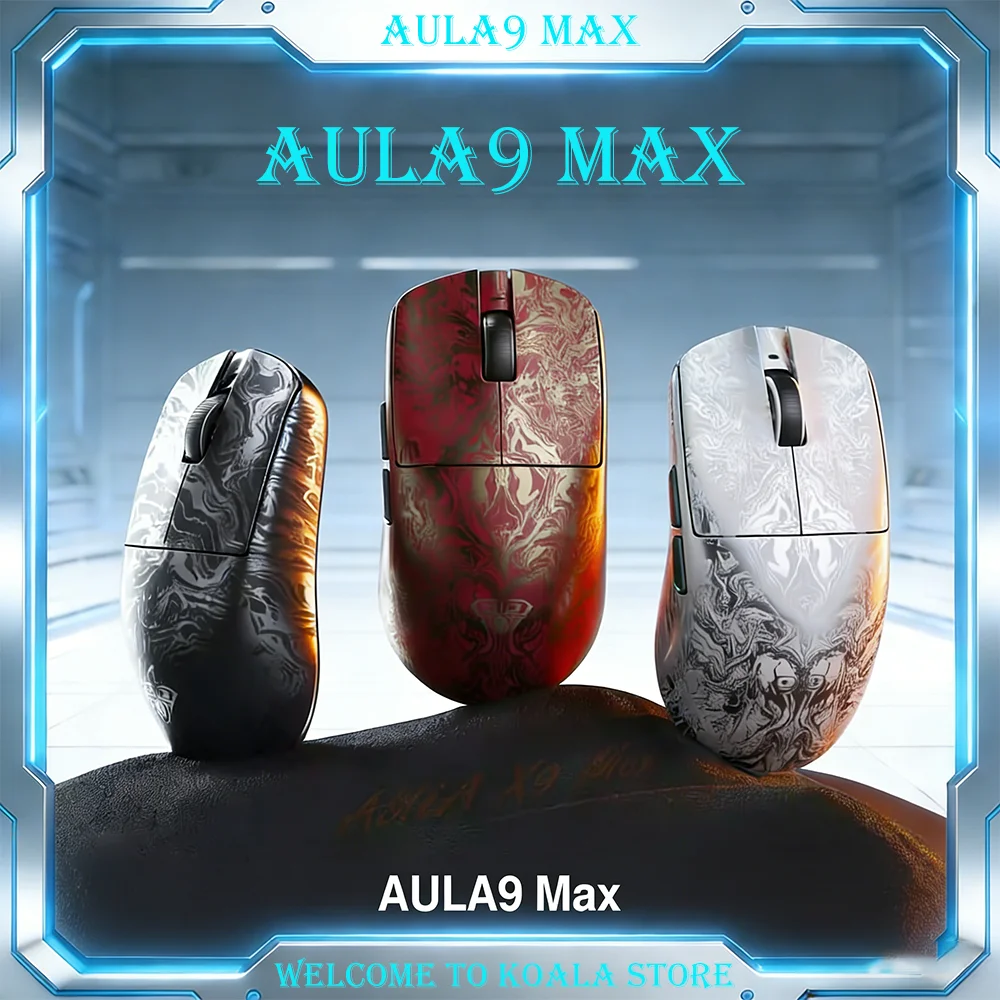 

Новая игровая мышь Aula X9 Ultra, 3 режима, сенсор Paw3950, двойная частота опроса 8K, легкая, 500 мАч, беспроводная, для киберспорта, эргономичная, аксессуар для CS/FPS