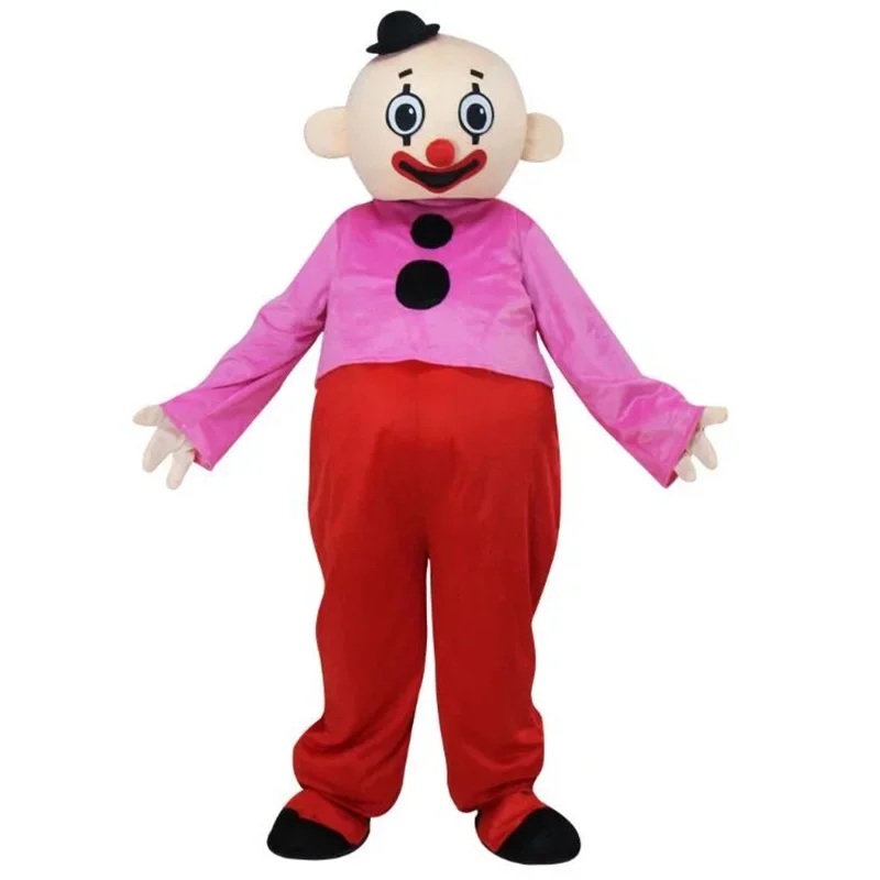 Adult Clown Mascot Costume Halloween Carnival Role Play Walking Actor Set Cosplay Anime Cartoon Doll Game Dress Up Party