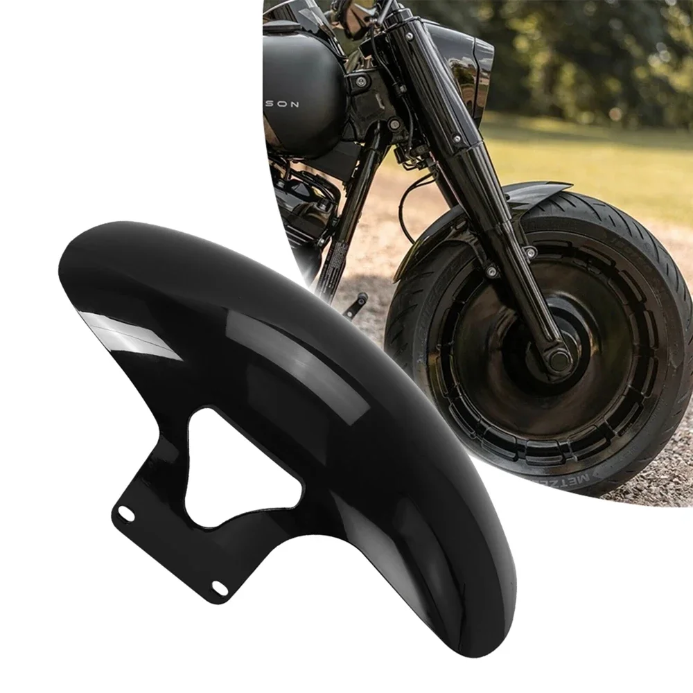 

Motorcycle glossy black front fender fender cover